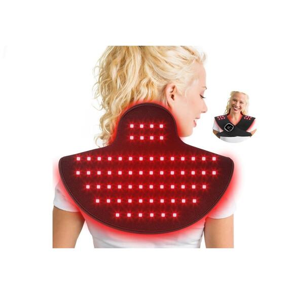 Cordless Red Light Therapy for Neck Shoulder Pain Relief 660nm & 850nm Recha...